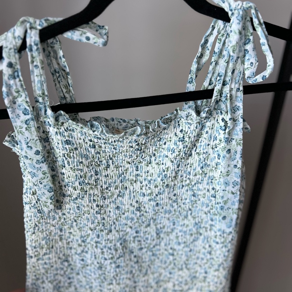 Altar'd State women’s Floral Green Dress size M - Picture 3 of 4